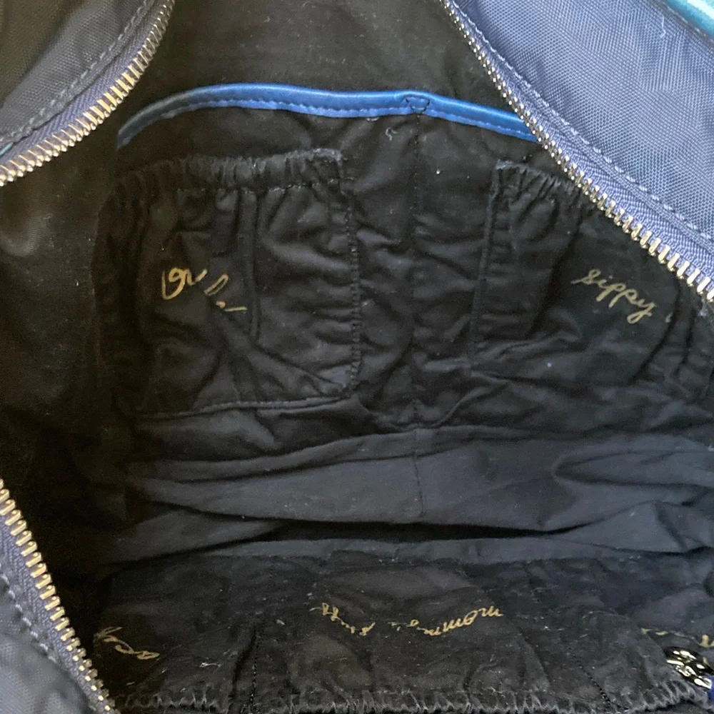 Rebecca Minkoff studded quilted Marissa Diaper / Weekender bag in Navy